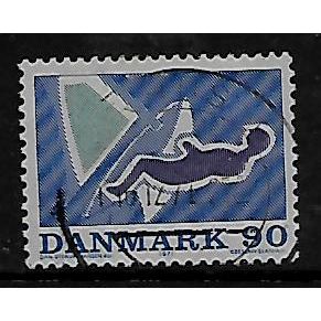 DENMARK 1971 SPORTS 90 ORE YACHTING SG 534 FINE USED