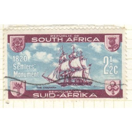 South Africa 1962 - 2½c - British Settlers Moonument, Grahamstown​ - used