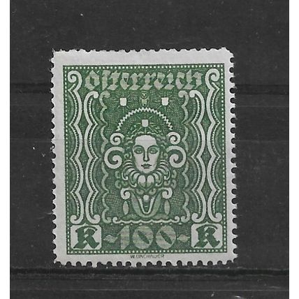 Austria.SG502 100k Green.Mounted Mint.Aug22