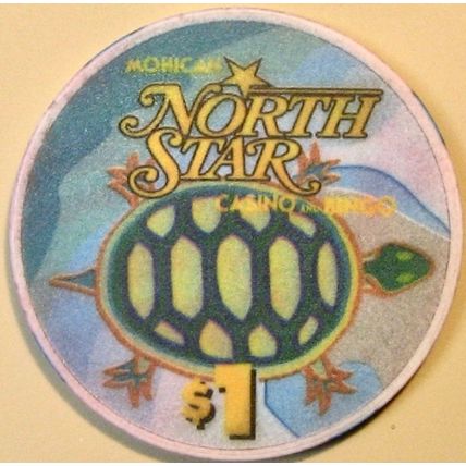 North Star. $1 Casino Chip. Bowler, WI. X97.