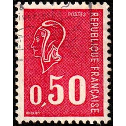 France 1971 Marianne 0,50f Used Stamp.