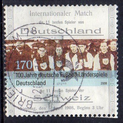 Germany 2008 Centenary of German Soccer Internationals 170(c) Used