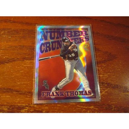1997 Topps, NUMBER CRUNCHERS, 2-Cards, FRANK THOMAS, White Sox #SB2