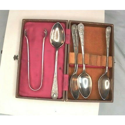 Vintage Sugar Spoons & Tongs