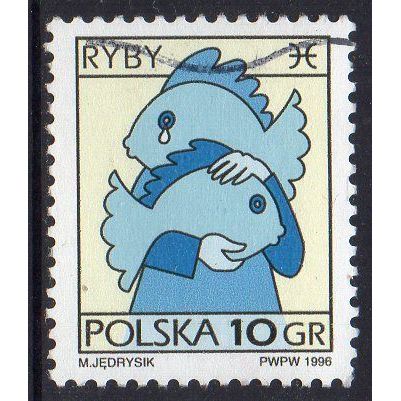 Poland 1996 Signs of the Zodiac - Pisces 10Gr Used