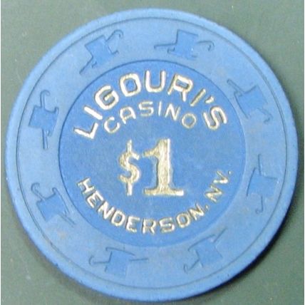 Ligouri's. $1 Casino Chip. Henderson, NV. 24B.