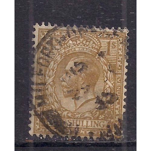 GB 1924 KGV 1/-d Bistre Brown Wmk 111 SG 429 ( G30 )