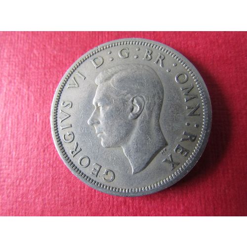 1949 GEORGE VI HALFCROWN. (ed) a. AAB