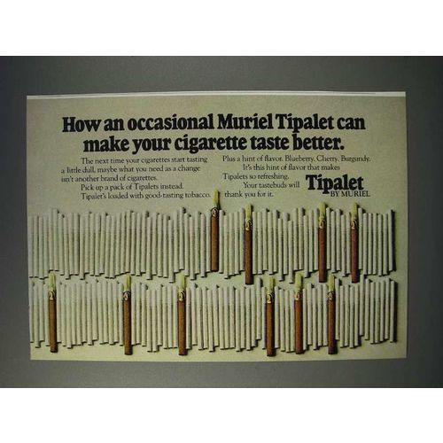 1973 Muriel Tipalet Cigar Ad - An Occasional