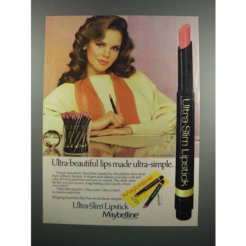 1983 Maybelline Ultra-Slim Lipstick Ad - Ultra-Simple