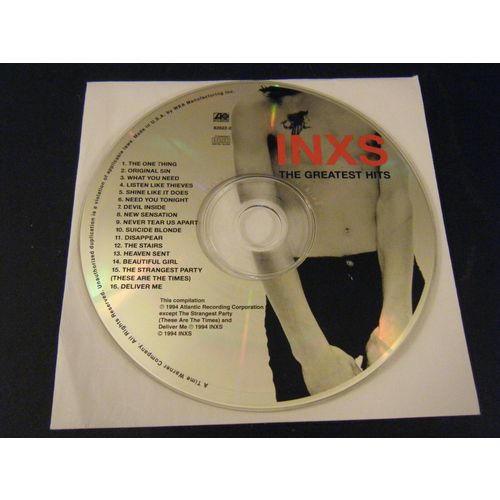 The Greatest Hits by INXS (CD, Nov-1994, Atlantic) - Disc Only!!!