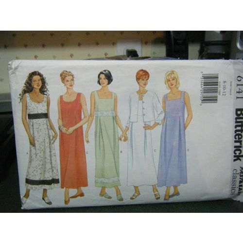 Butterick 6141 Misses Jacket & Dress Pattern - Size 8-12