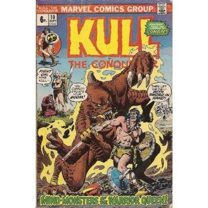 Kull the Conqueror (Vol 1) # 010 FN+ Price VARIANT ORIG US COMICS