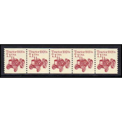 2127 7.1c Tractor Very Fine MNH Dry Gum PNC 1/5 X0722