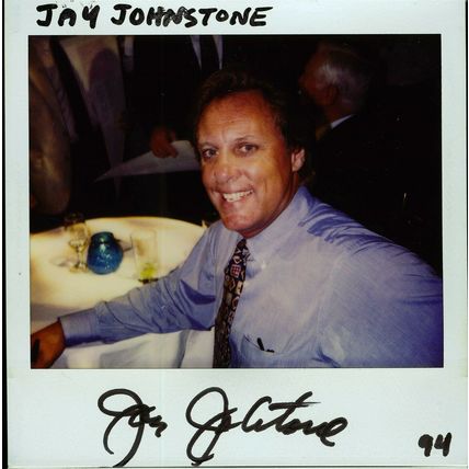 JAY JOHNSTONE POLAROID PHOTO SIGNED VERY RARE