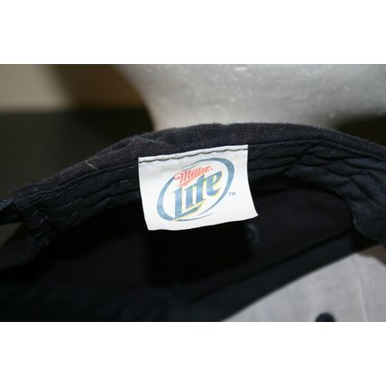 Coors Light & Miller Lite Collectible Beer Ball Caps Adjustable Size Blue & Red