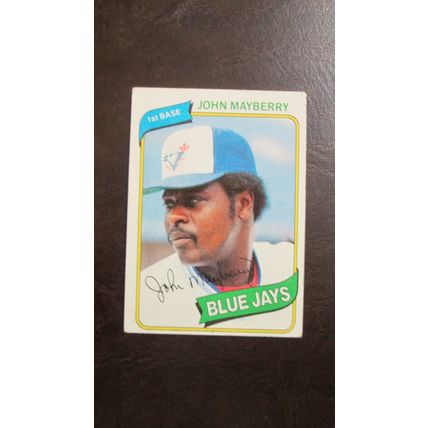 1980 Topps John Mayberry Toronto Blue Jays Card #643