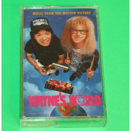 Waynes World soundtrack cassette tape Queen Alice Cooper Jimi Hendrix 1992