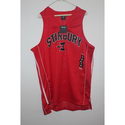 VTG STARBURY BIG BEN WALLACE BASKETBALL JERSEY Size XL Detroit Pistons NBA