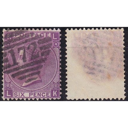 ENGLAND GREAT BRITAIN [1867] MiNr 0030 Platte 8 ( O/used ) [01]