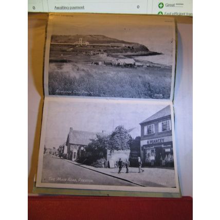 6 views, PRESTON, WEYMOUTH, DORSET vintage used LETTER card 1952 postmark =