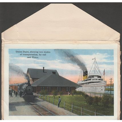 20 Souvenir Views of Sault Ste Marie, Michigan, 1916 - Postcard Views