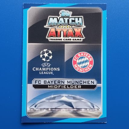 Renato Sanches Topps Match Attax Champions League Rookie Card 2016/17 No. BAY13