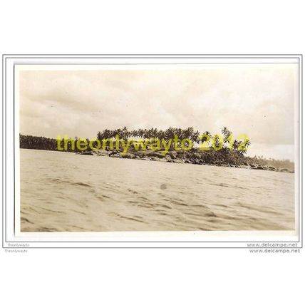 TROPICAL ISLAND, NEAR MADRAS?, INDIA, c1920s, Postcard