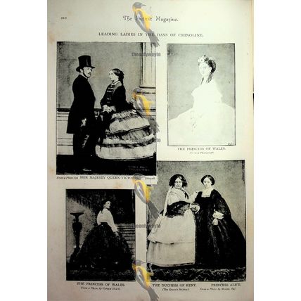 Queen Victoria, Princess Of Wales, Duchess Of Kent, Book Illustration, 1893