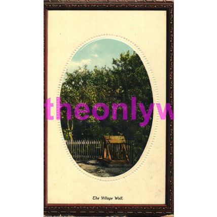 Village Well, England, Postcard 1900/10?