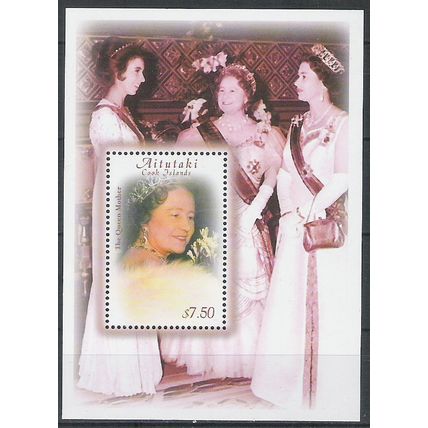 AITUTAKI 2000 Queen Mother's NEUF ** ( MNH )