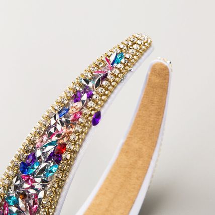 Baroque Women's Headband Embellished Jewelled Hairband Tiara Crown Wedding Party