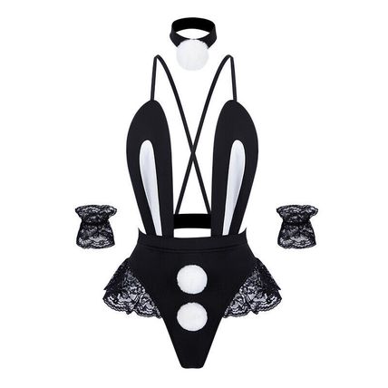 Sexy Lingerie Bunny Anime Girl Dress Rabbit Bodysuits Jumpsuits Japanese Role