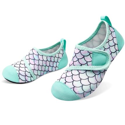 JIASUQI Toddler Water Shoes Boys Girls Quick Dry Beach Shoes Barefoot Swim Aqua