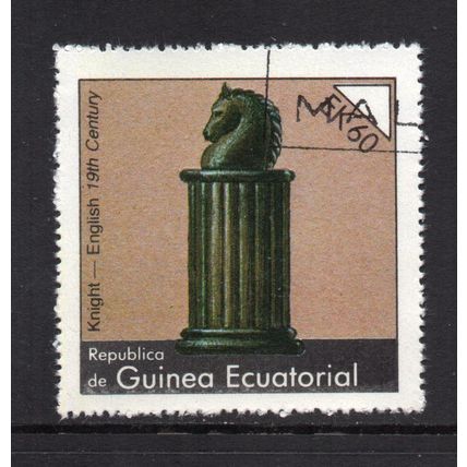Equatorial Guinea - 1976 - 60Ek Chess Pieces, Used