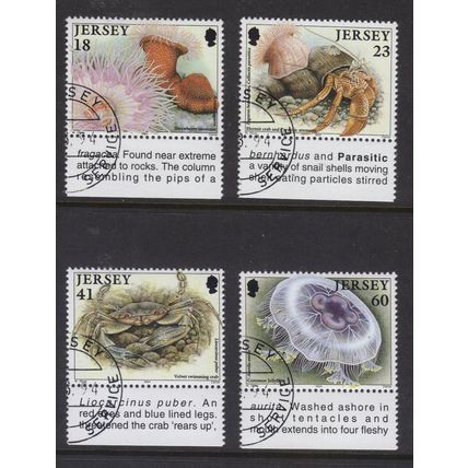 JERSEY SG670-673 1994 MARINE LIFE (2nd series) ~ FINE USED