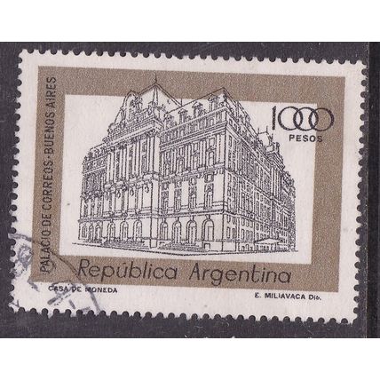 Argentina 1977 Palacio de Correos 1000p Fine Used SG 1552a VGC