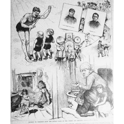 Cruelty to Children ... waifs of the street - original - Harper's Weekly, 1880