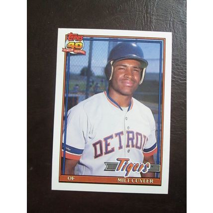 Three (3) Milt Cuyler Baseball Cards (See Pictures and Description Below)