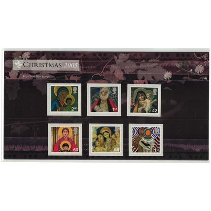 Great Britain Christmas 2005 6v self-adhesive FV£5.30 Pres Pack 2005 MNH