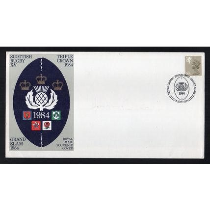 Elizabeth II - 1984 - Scotland Rugby Grand Slam (Edinburgh Postmark)