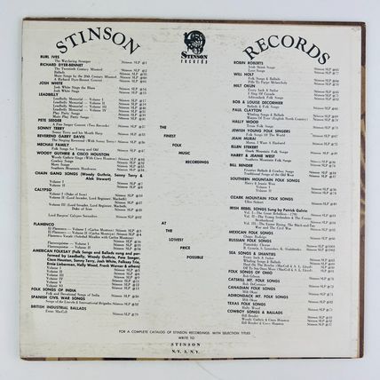 The Jewish Young Folksingers 10" Vinyl LP Record Album SLP-67