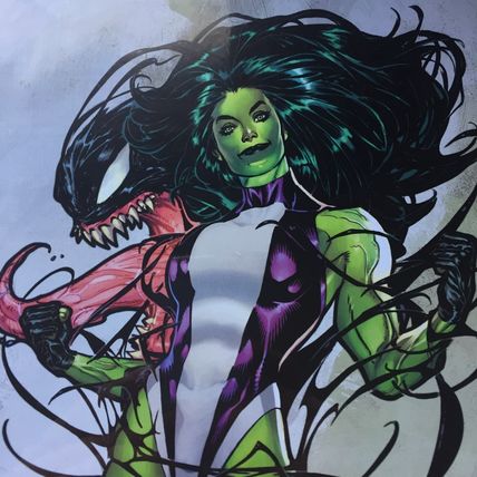 2023 Marvel Comics Sensational She-Hulk Lobos Venomized Variant #1