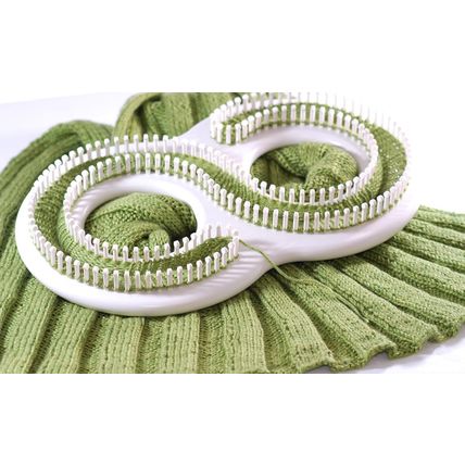 Authentic Knitting Board Afghan Knitting Loom for Blankets, Loom Knitting Blanke