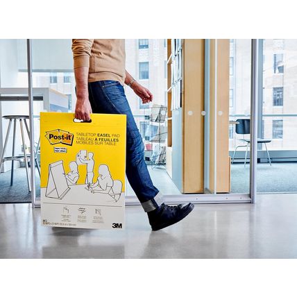 Post-It Super Sticky Portable Tabletop Easel Pad, Great for Virtual Teachers and