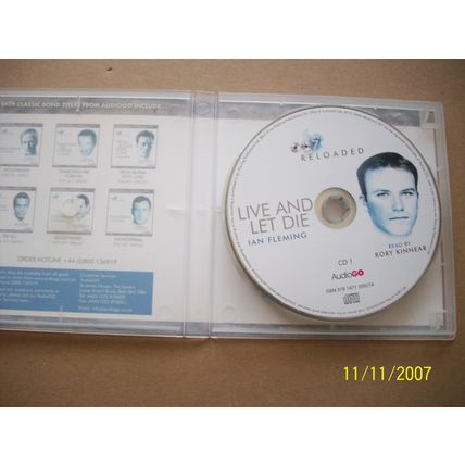 IAN FLEMING-LIVE AND LET DIE-CD AUDIO COMPLETE AND UNABRIDGED RELOADED