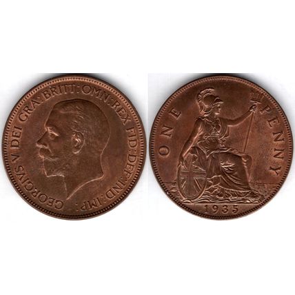 Great Britain. George V. Penny 1935. dy23534