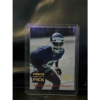 Marcus Buckley [Gold] #PDP19 | 1993 Pro Set Power Draft Picks Football Trading C