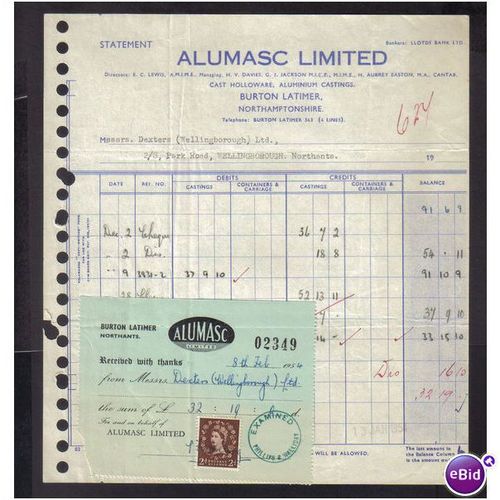 ALUMASC LTD,BURTON LATIMER,NORTHAMPTONS HIRE,8FEB54