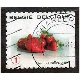 BEL 2007 (52c)(S/A) 'FRUIT- STRAWBERRIES' FINE USED (EBID10374)